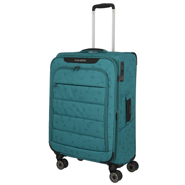 travelite Skaii Trolley 67 cm 4 Rollen erweiterbar türkis