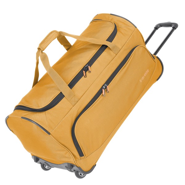 travelite Basics Fresh Trolley Reisetasche 70 cm 2 Rollen gelb
