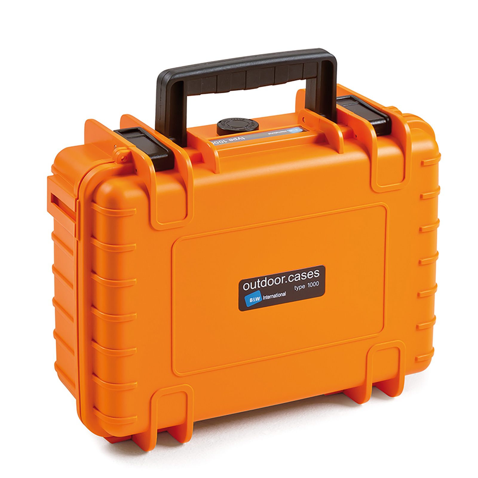 B&W Outdoor Case Typ 1000, Würfelschaum, Orange