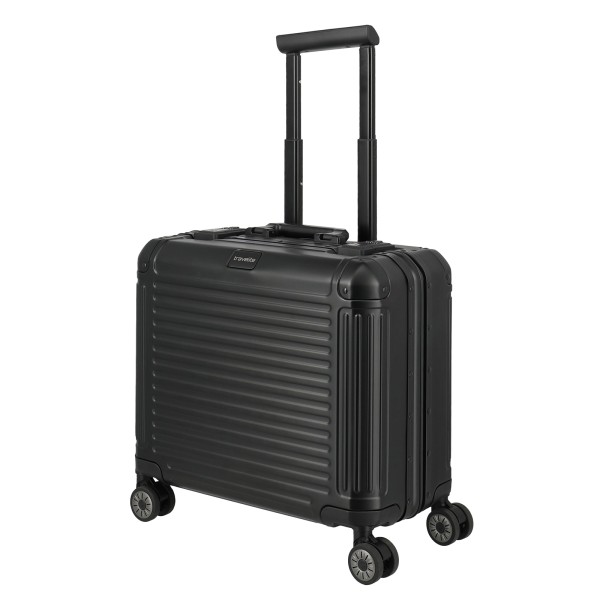 travelite Business Trolley 44 cm 4 Rollen schwarz