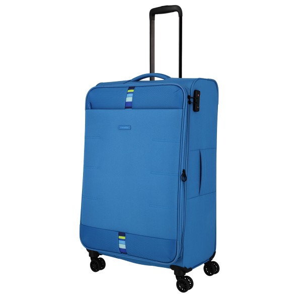 travelite Rügen Trolley 78 cm 4 Rollen erweiterbar blau