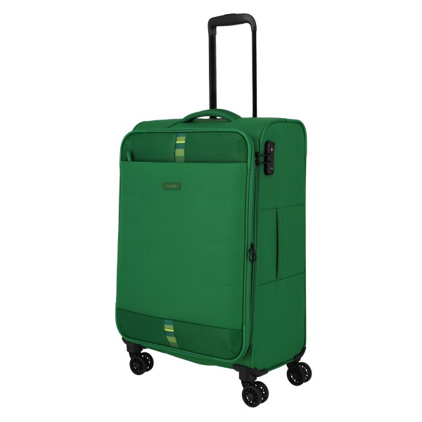 travelite Rügen Trolley 67 cm 4 Rollen erweiterbar grün