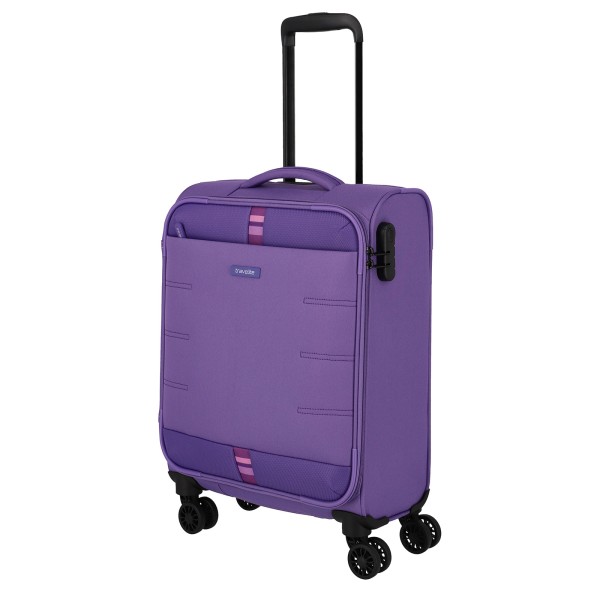 travelite Rügen Kabinentrolley 55 cm 4 Rollen lila