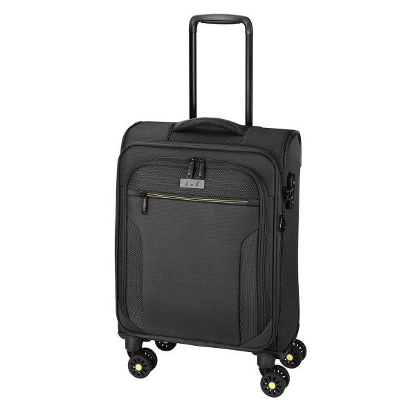 d&n Travel Line 9704 Kabinentrolley 55 cm 4 Rollen black