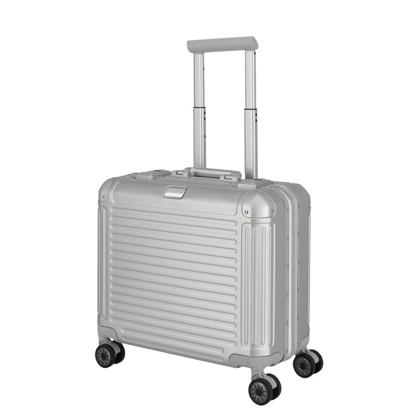 travelite Business Trolley 44 cm 4 Rollen silber