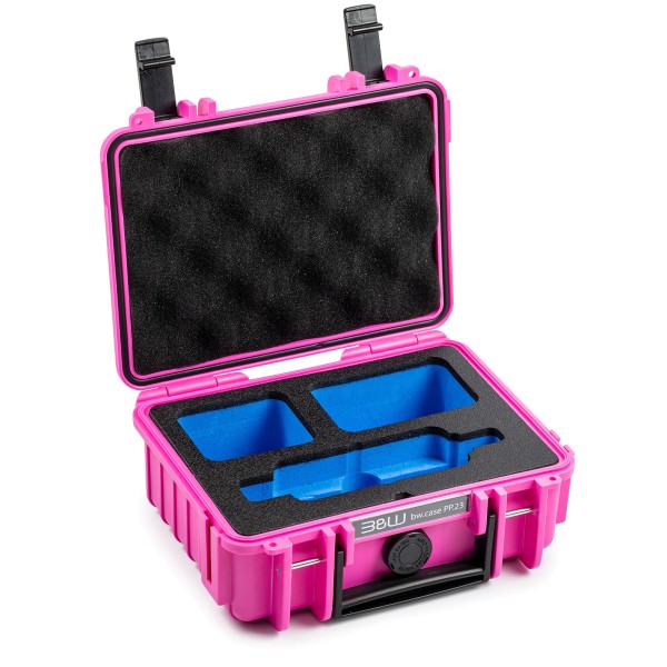 B&W Outdoor Case 500 für Insta360 X3 pink