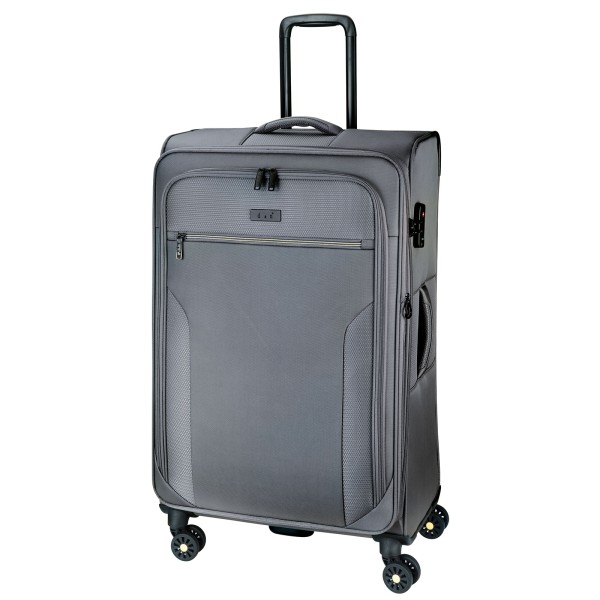 d&n Travel Line 9704 Kabinentrolley 55 cm 4 Rollen grey