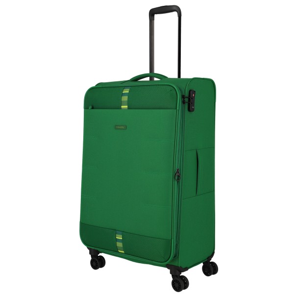 travelite Rügen Trolley 78 cm 4 Rollen erweiterbar grün