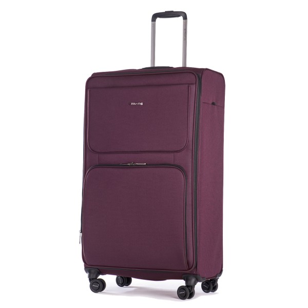 Stratic Bendigo Light + Trolley 84 cm 4 Rollen erweiterbar aubergine