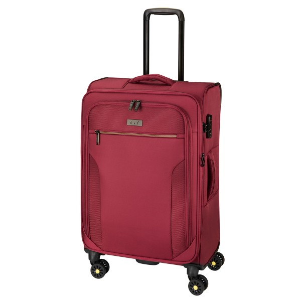 d&n Travel Line 9704 Kabinentrolley 55 cm 4 Rollen bordeaux