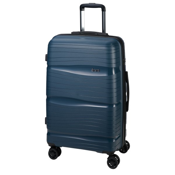 d&n Travel Line 4300 Trolley 66 cm 4 Rollen blue