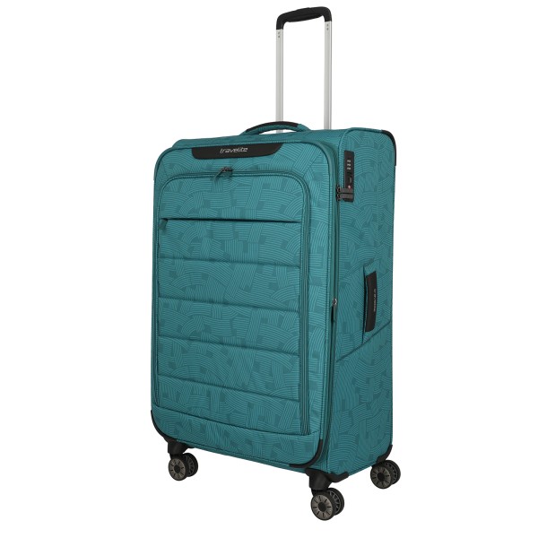 travelite Skaii Trolley 78 cm 4 Rollen erweiterbar türkis