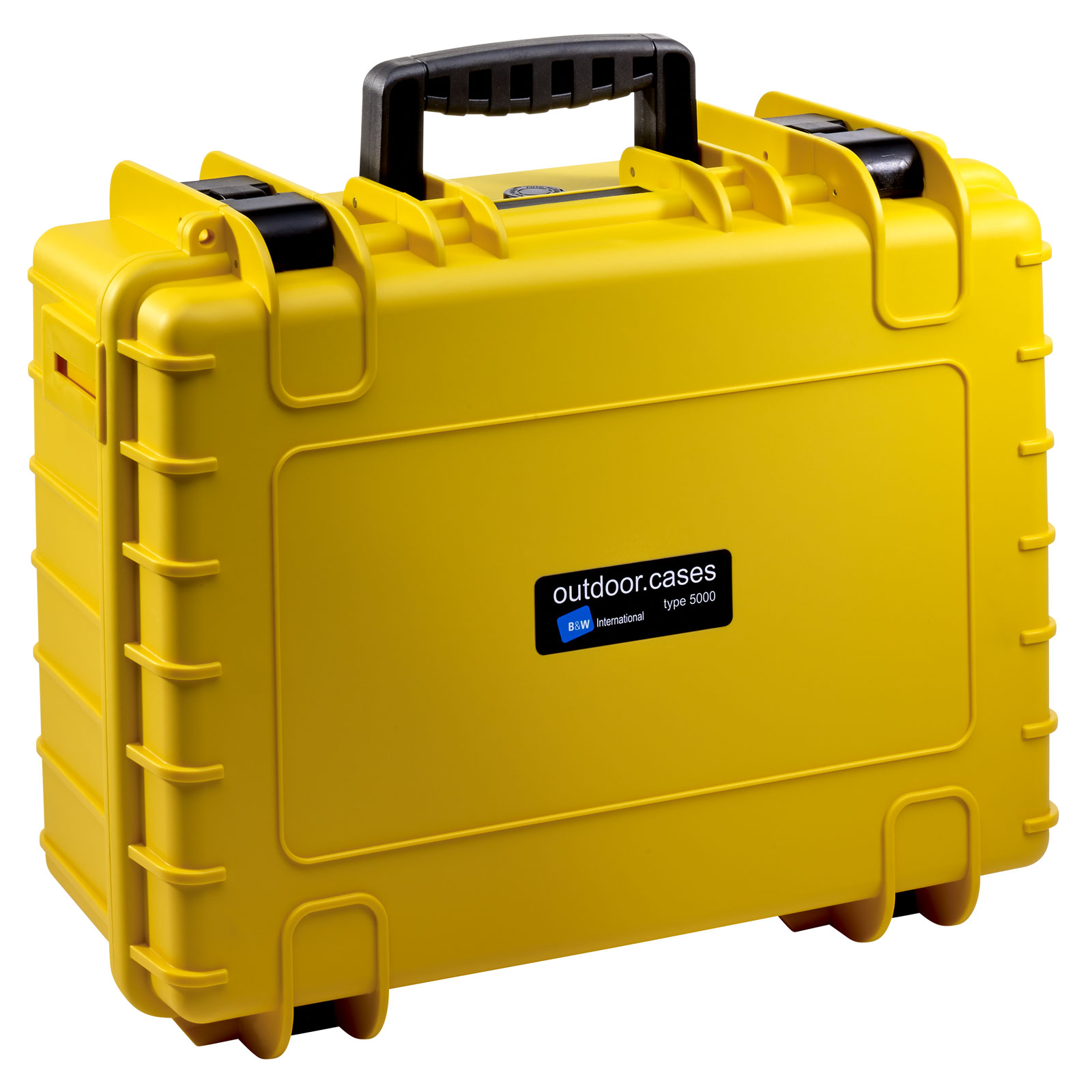B&W Outdoor Case Typ 5000, Würfelschaum, Gelb