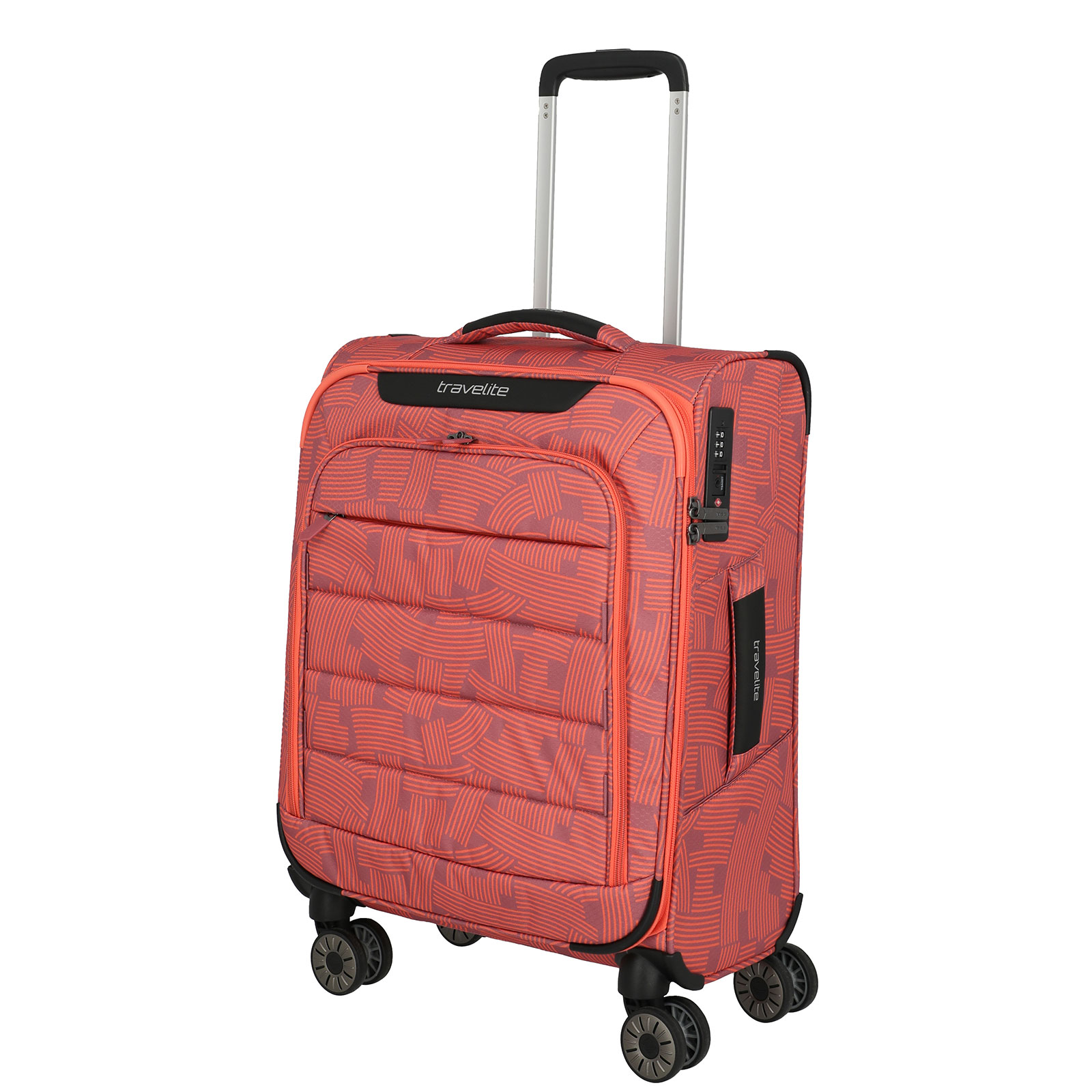 travelite Skaii Trolley S, 4 Rollen, 55 cm, 36  L, Orange