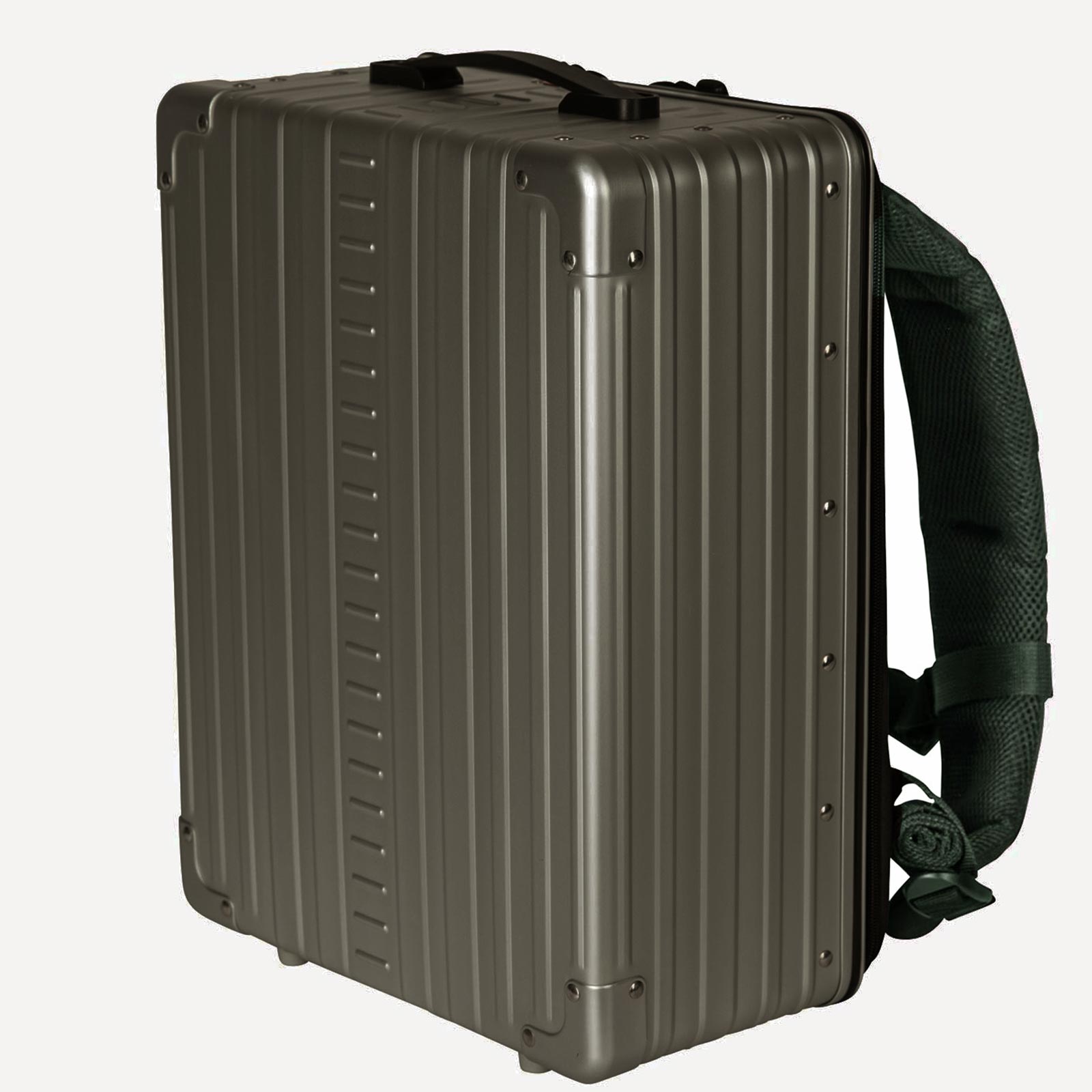 ALEON Aluminium Backpack 17" Rucksack 42 cm, Bronze