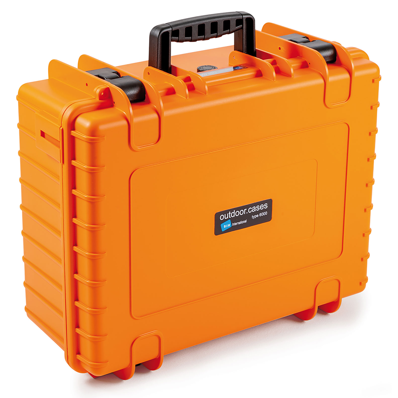 B&W Outdoor Case Typ 6000 Notfallkoffer mit variabler Facheinteilung, Orange