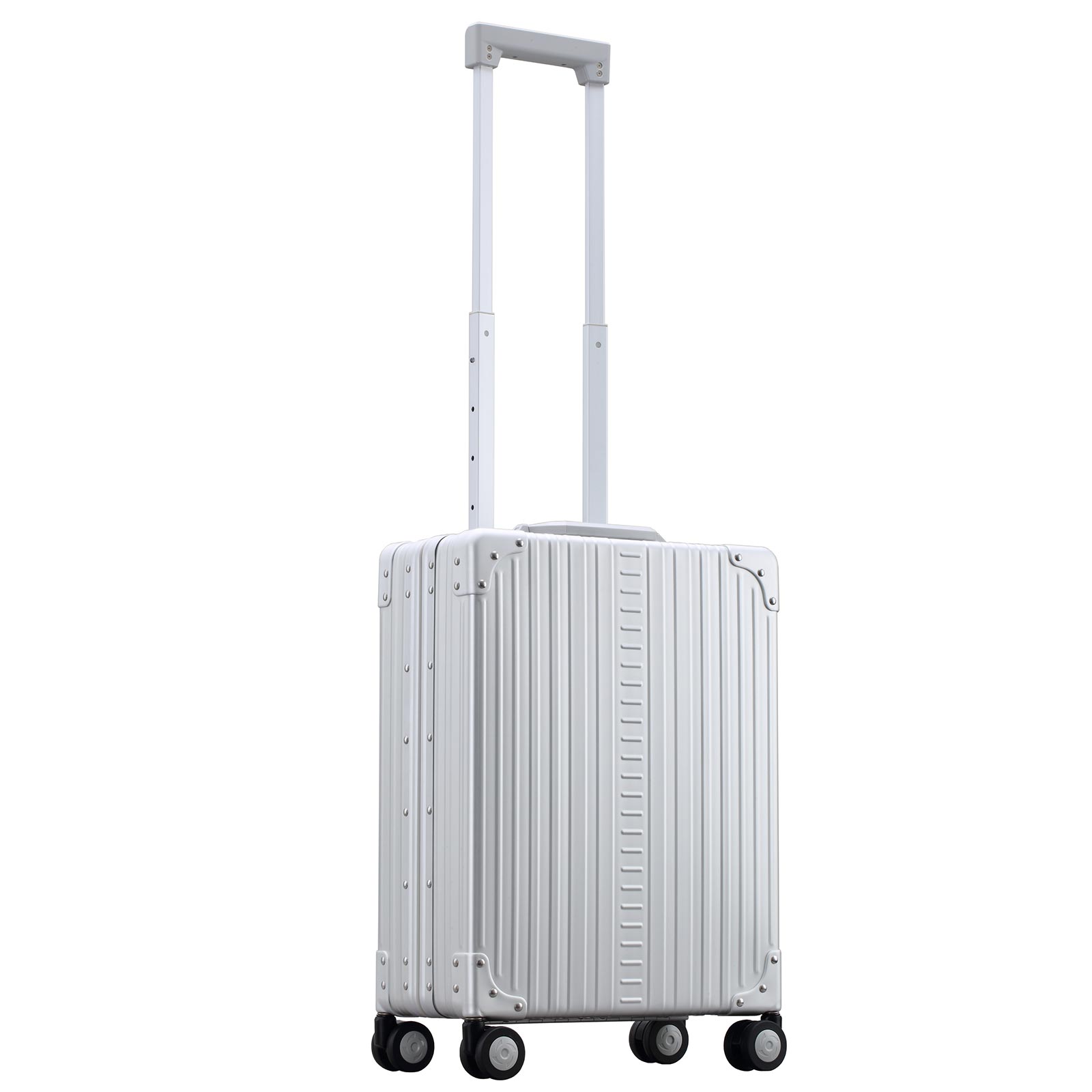 ALEON Vertical Business Carry-On 21"Kabinentrolley 55 cm 4 Rollen, Silber
