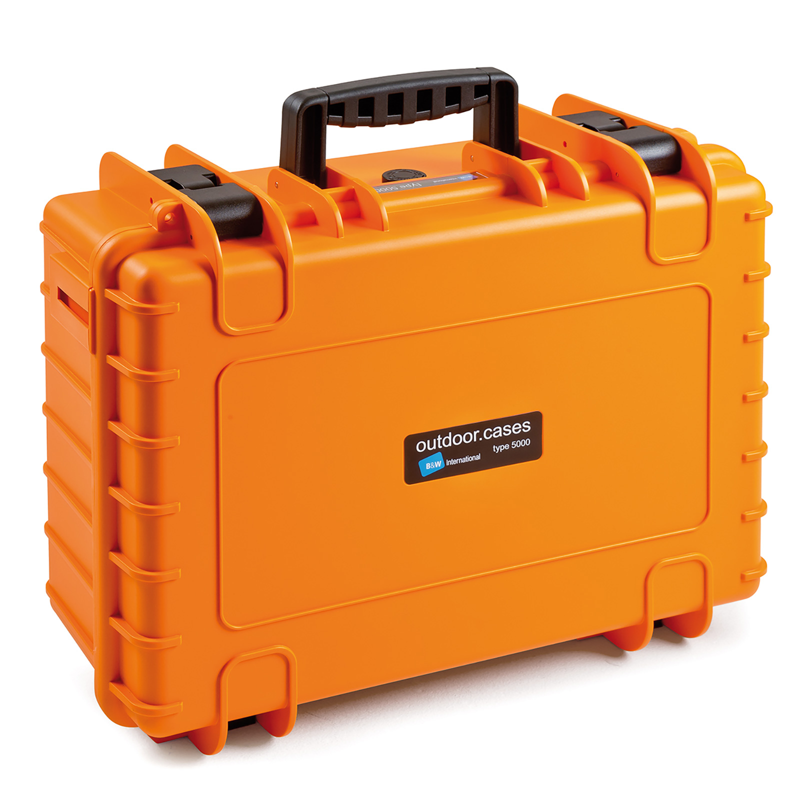 B&W Outdoor Case Typ 5000, Würfelschaum, Orange
