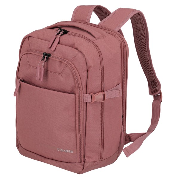 travelite Kick Off Kabinenrucksack 40 cm erweiterbar rose