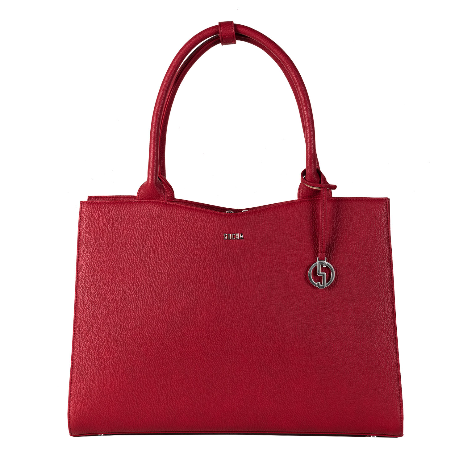 SOCHA Straight Line Damen Handtasche 44 cm, Rot