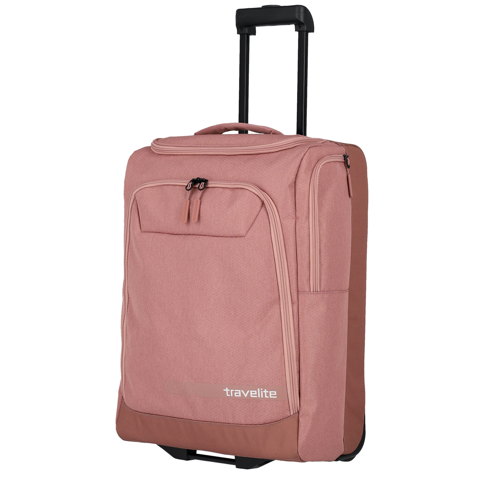 travelite Kick Off Damen Trolley Reisetasche 2 Rollen, 55 cm, 44  L, Pink